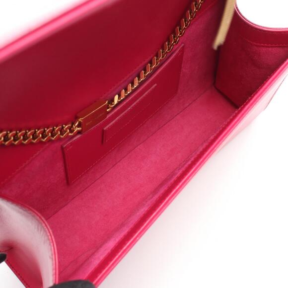 SAINT LAURENT PARIS Kate Monogram Leather Shoulder Bag Pink - Picture 3 of 8
